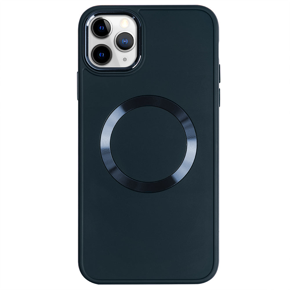 Apple iPhone 11 Pro Renkli Magsafe Case Petrol Mavisi