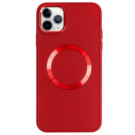 Apple iPhone 11 Pro Renkli Magsafe Case Kırmızı
