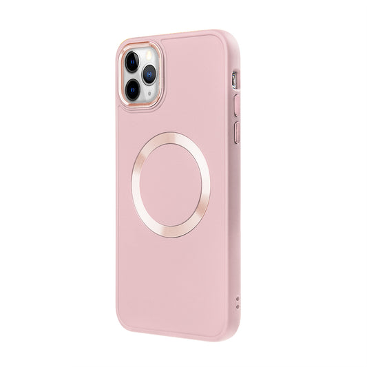 Apple iPhone 11 Pro Renkli Magsafe Case Pembe