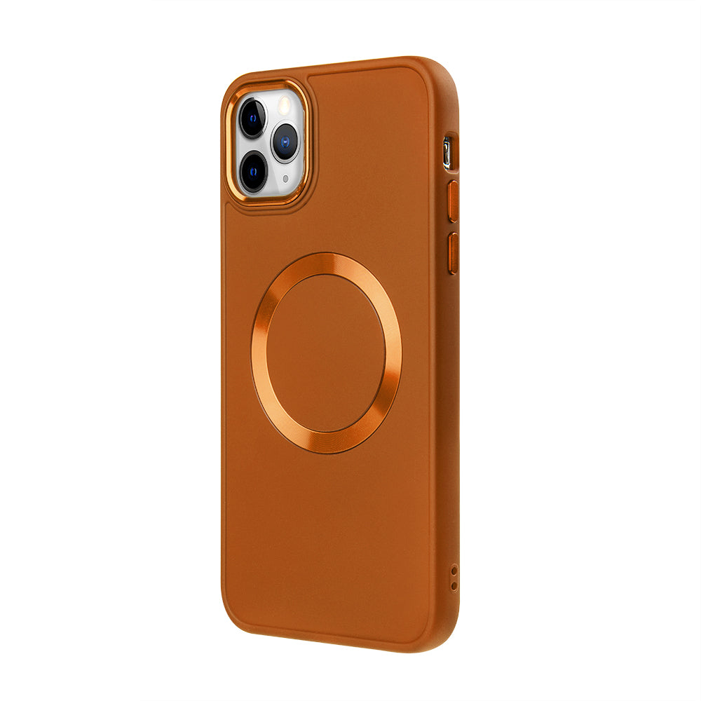 Apple iPhone 13 Pro Renkli Magsafe Case Turuncu