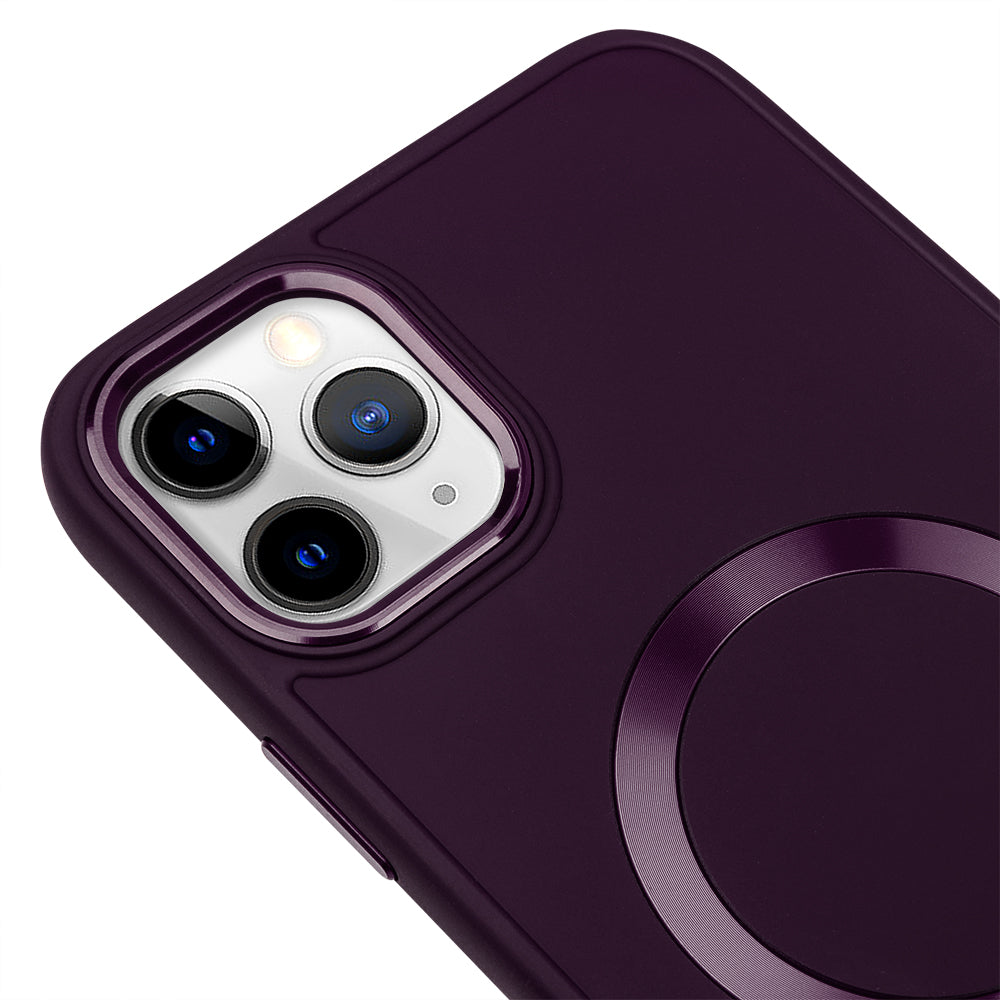 Apple iPhone 11 Pro Renkli Magsafe Case Cherry