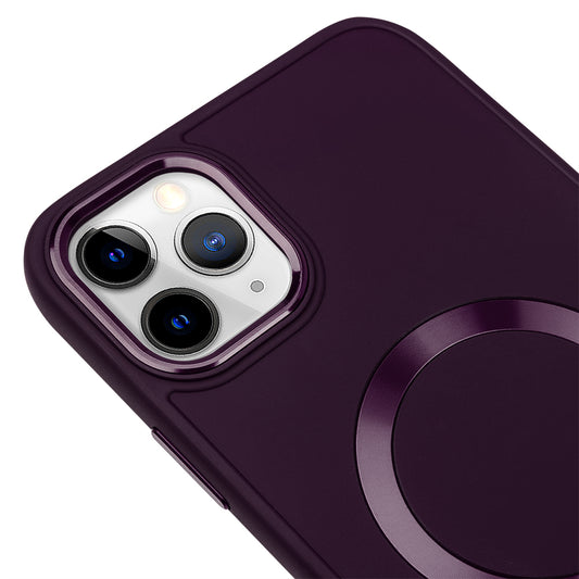 Apple iPhone 11 Pro Renkli Magsafe Case Cherry