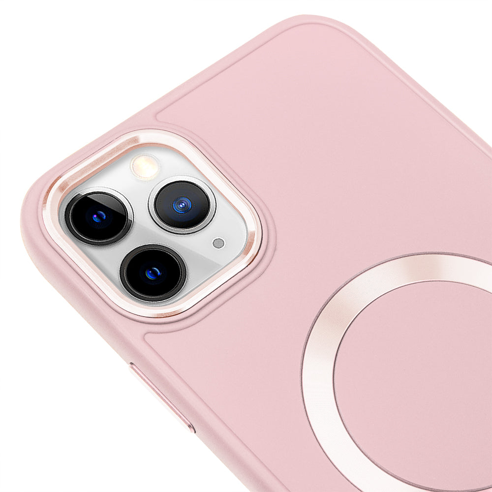 Apple iPhone 11 Pro Renkli Magsafe Case Pembe