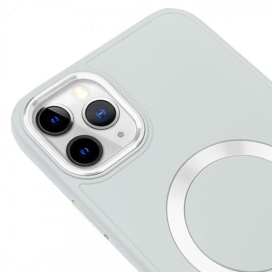 Apple iPhone 11 Pro Renkli Magsafe Case Kırık Beyaz