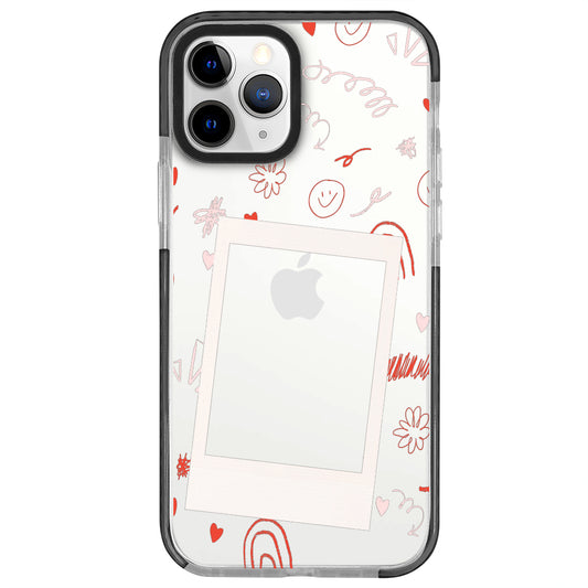 iPhone 11 Pro Max Smile Love Polaroid Telefon Kılıfı