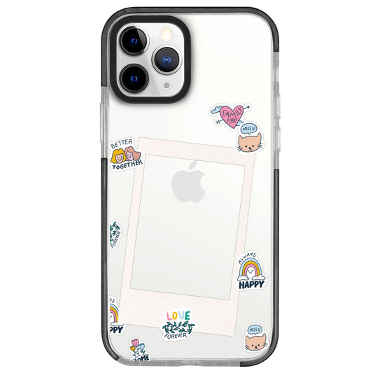 iPhone 11 Pro Max Love Forever Polaroid Telefon Kılıfı