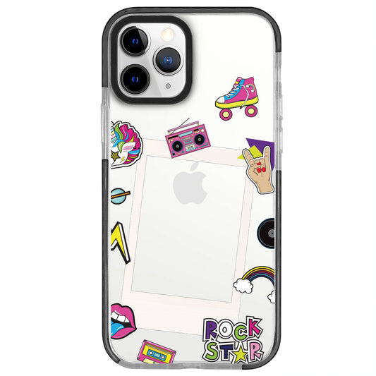 iPhone 11 Pro Max Rock Star Polaroid Telefon Kılıfı