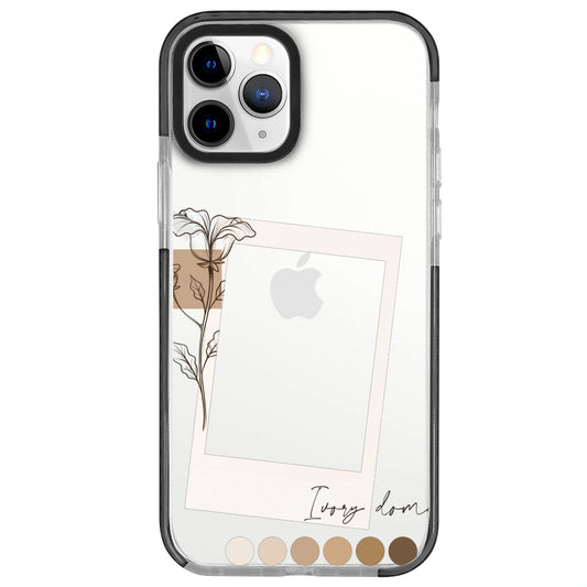 iPhone 11 Pro Max Brown Tones Polaroid Telefon Kılıfı