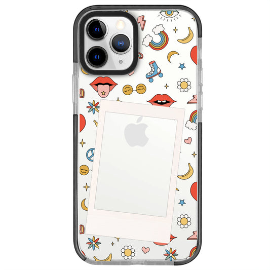 iPhone 11 Pro Max Sleep Eyes Polaroid Telefon Kılıfı