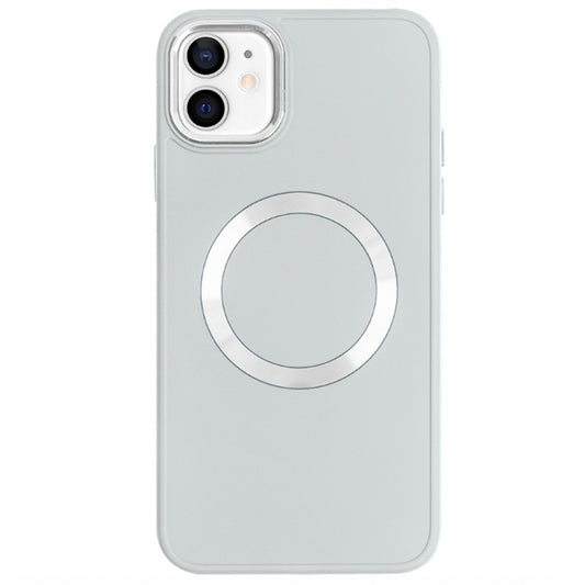 Apple iPhone 12 Renkli Magsafe Case Kırık Beyaz