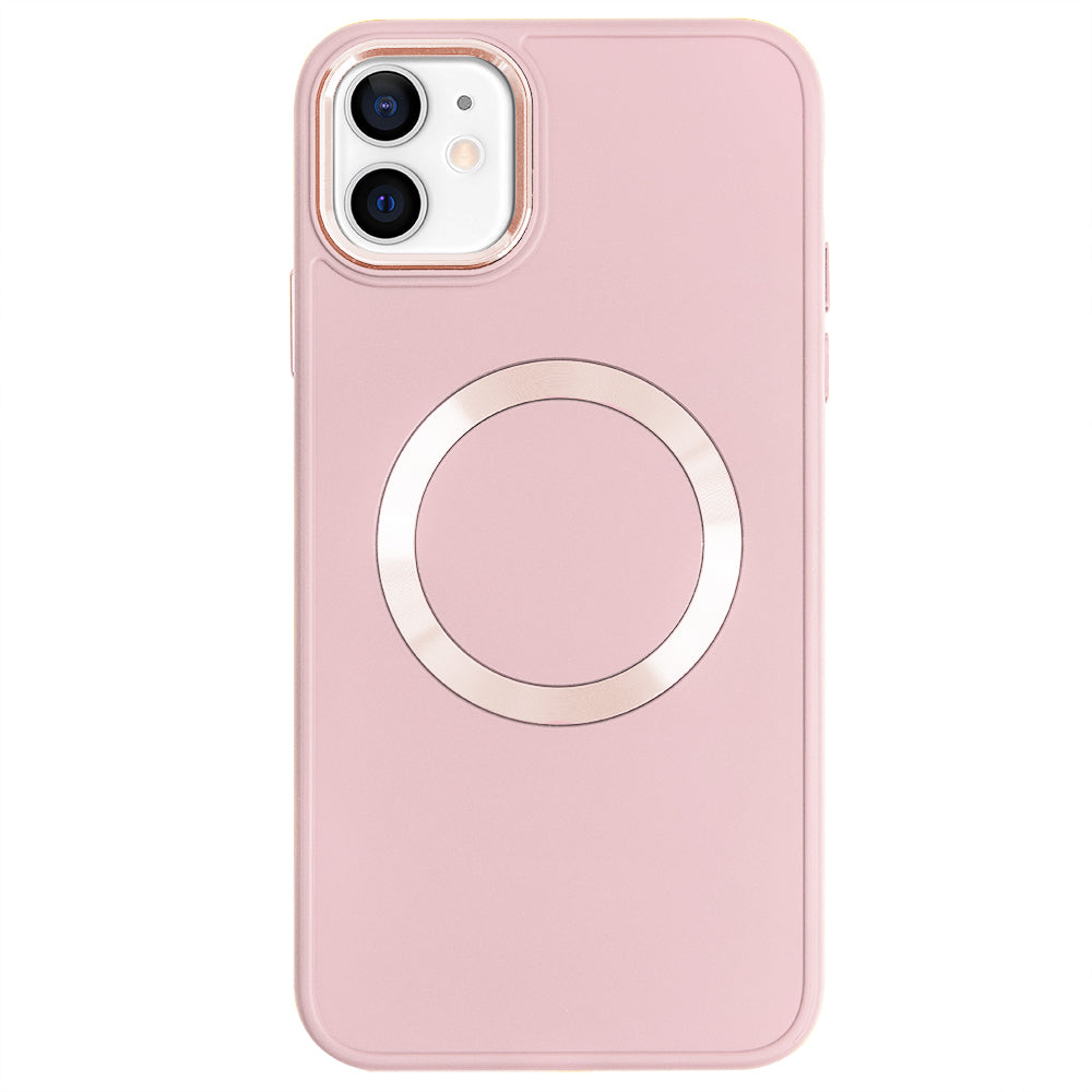 Apple iPhone 12 Renkli Magsafe Case Pembe