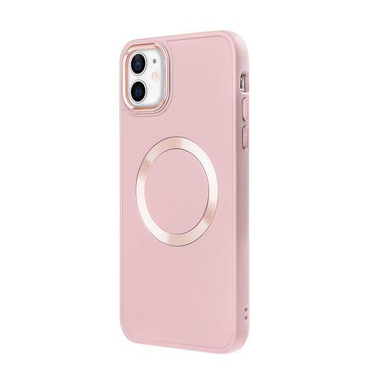 Apple iPhone 12 Renkli Magsafe Case Pembe