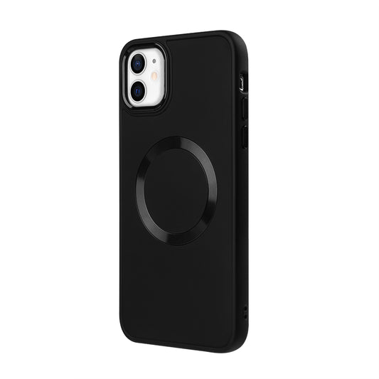 Apple iPhone 12 Renkli Magsafe Case Siyah