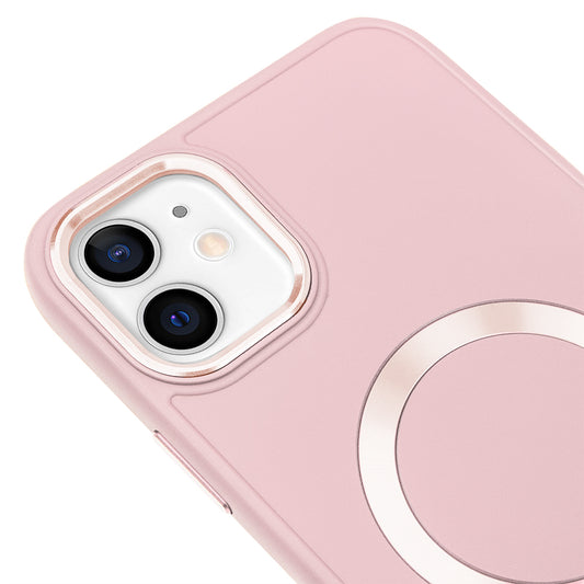 Apple iPhone 12 Renkli Magsafe Case Pembe