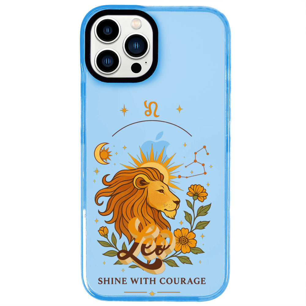 iPhone 12 Pro Max Aslan Burcu Way of Aries Telefon Kılıfı - Azure