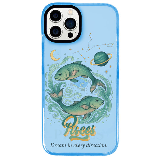 iPhone 12 Pro Max Balık Burcu Way of Aries Telefon Kılıfı - Azure