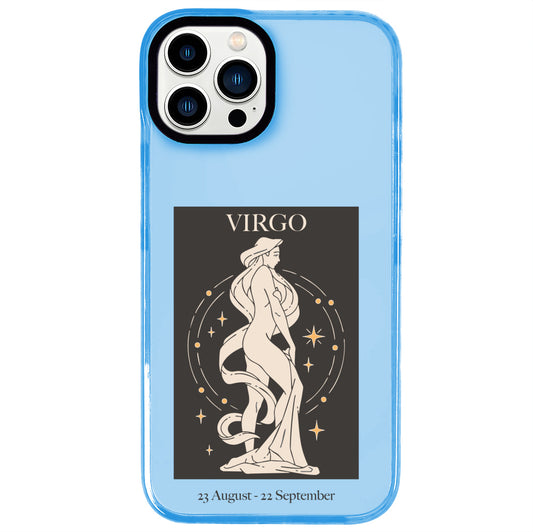 iPhone 12 Pro Max Başak Burcu History of Zodiac Telefon Kılıfı - Azure