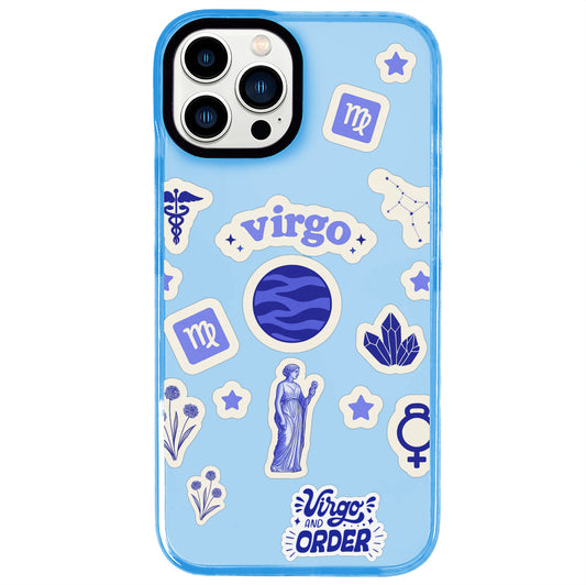 iPhone 12 Pro Max Başak Burcu Sweet Rules Telefon Kılıfı - Azure