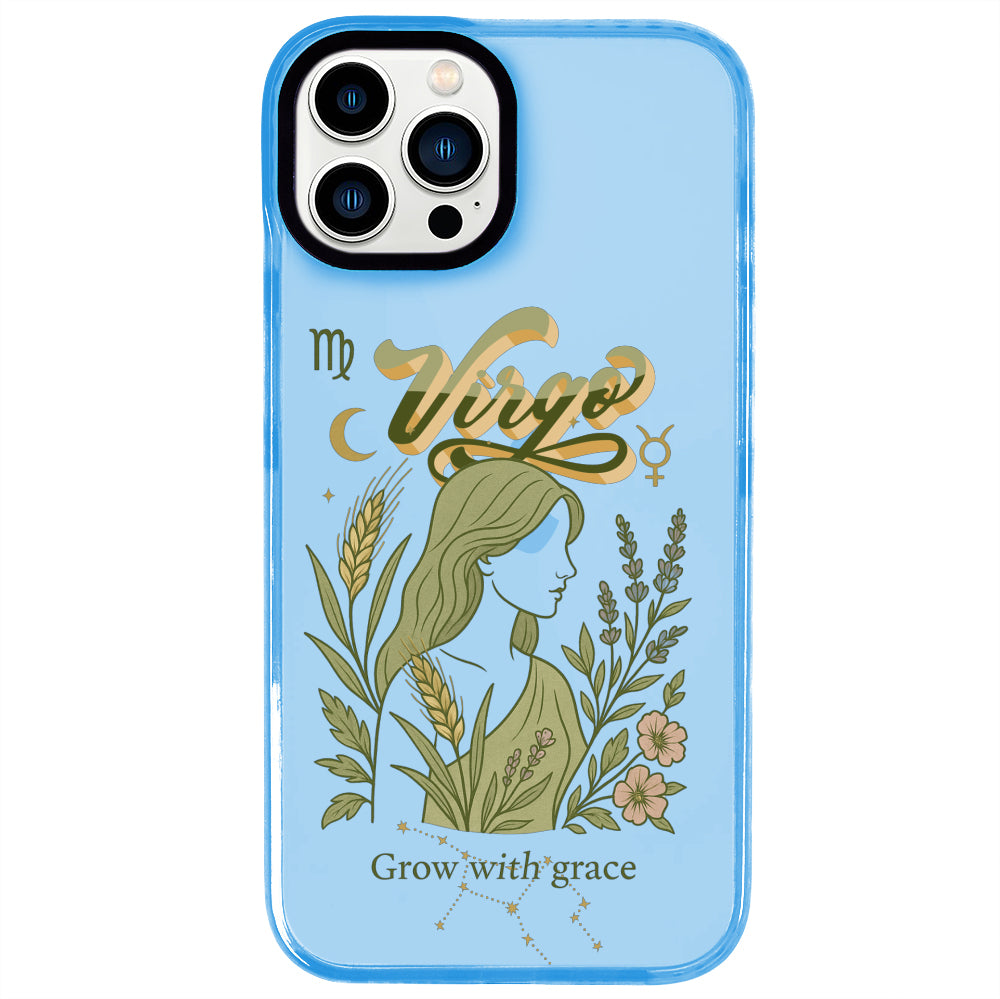 iPhone 12 Pro Max Başak Burcu Way of Aries Telefon Kılıfı - Azure