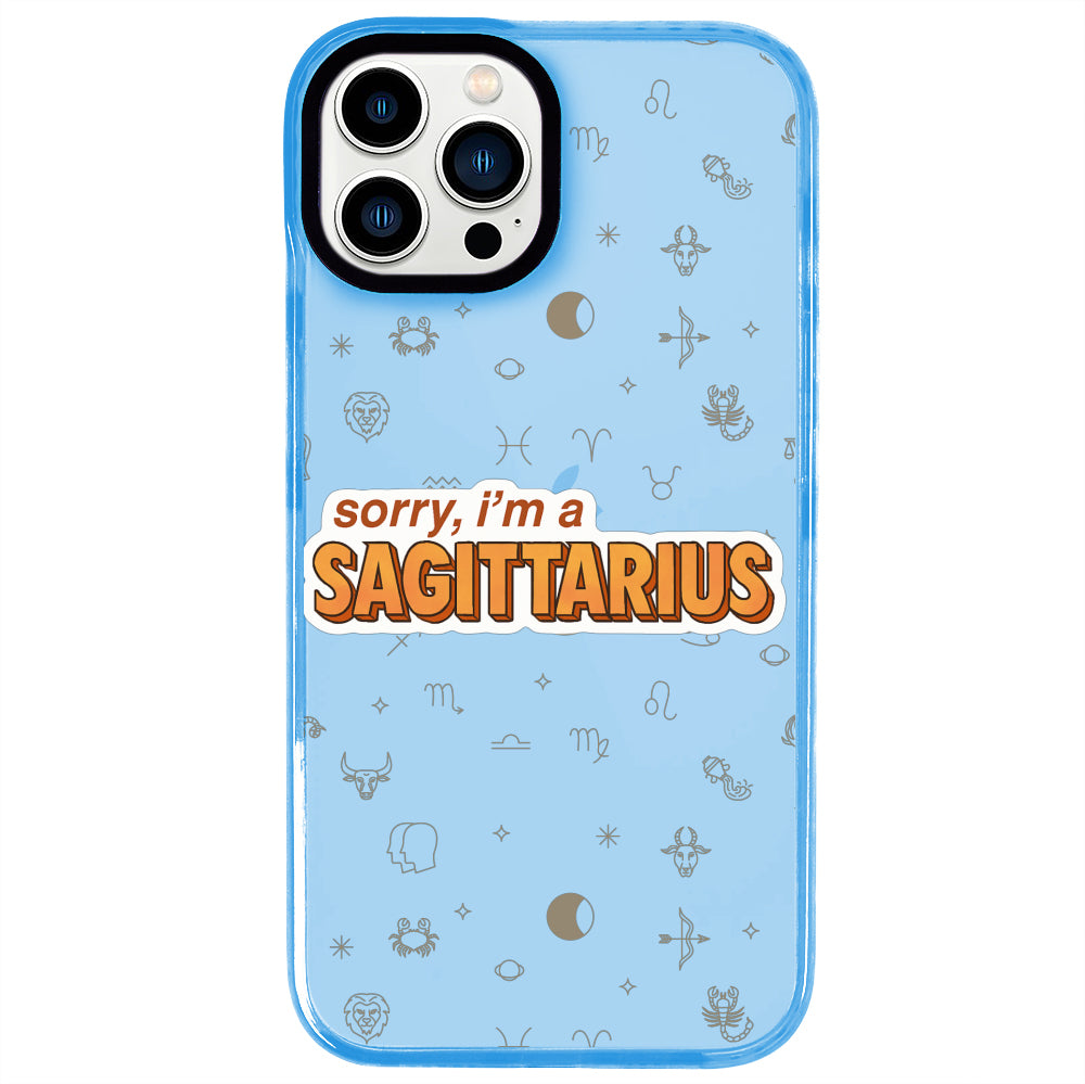 iPhone 12 Pro Max Yay Burcu Sorry Zodiac Telefon Kılıfı - Azure