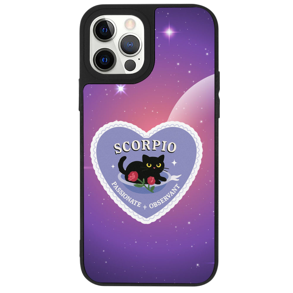 iPhone 12 Pro Max Akrep Burcu Heart In Stars Telefon Kılıfı - Popsoketsiz