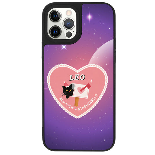 iPhone 12 Pro Max Aslan Burcu Heart In Stars Telefon Kılıfı - Popsoketsiz