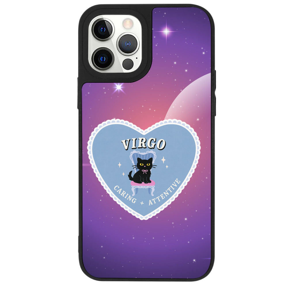 iPhone 12 Pro Max Başak Burcu Heart In Stars Telefon Kılıfı - Popsoketsiz