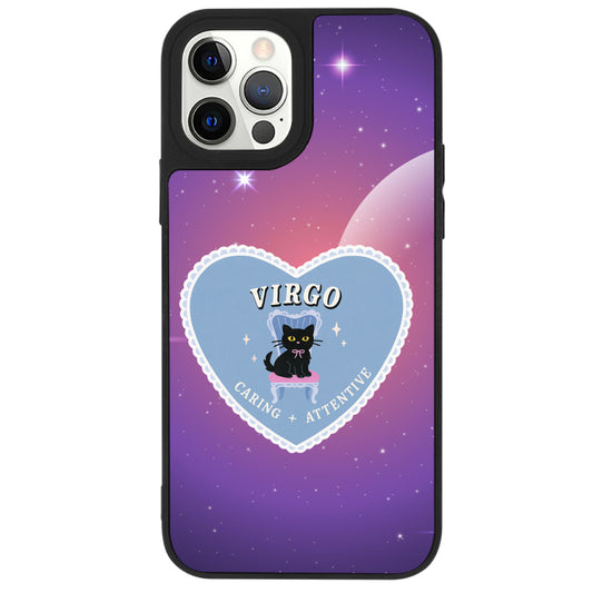 iPhone 12 Pro Max Başak Burcu Heart In Stars Telefon Kılıfı - Popsoketsiz