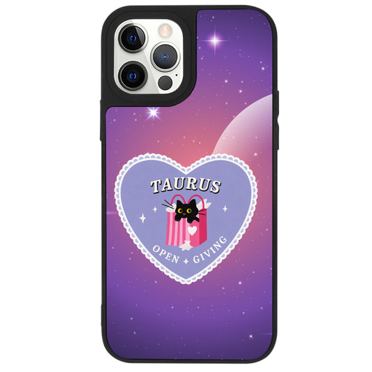 iPhone 12 Pro Max Boğa Burcu Heart In Stars Telefon Kılıfı - Popsoketsiz