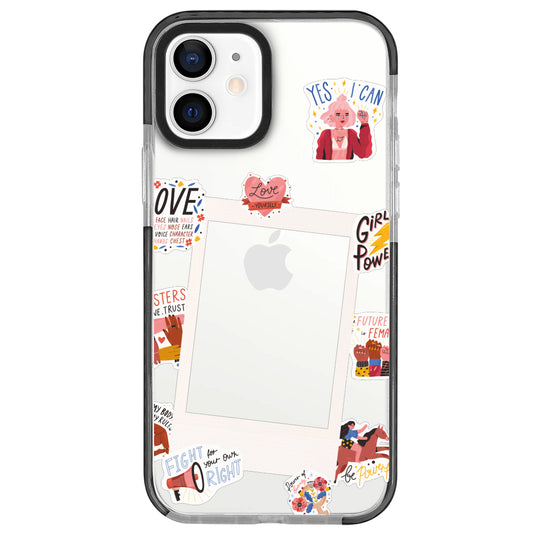iPhone 12 Mini Sisters Trust Polaroid Telefon Kılıfı