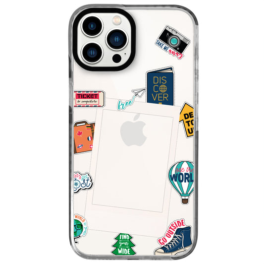 iPhone 12 Pro Max De Tour Polaroid Telefon Kılıfı
