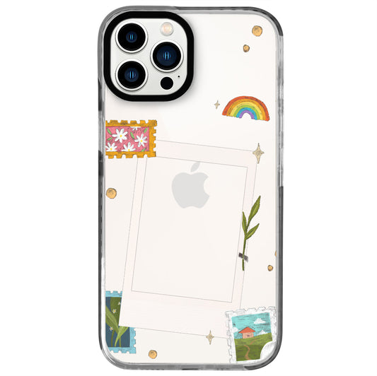 iPhone 12 Pro Max Postcard Polaroid Telefon Kılıfı