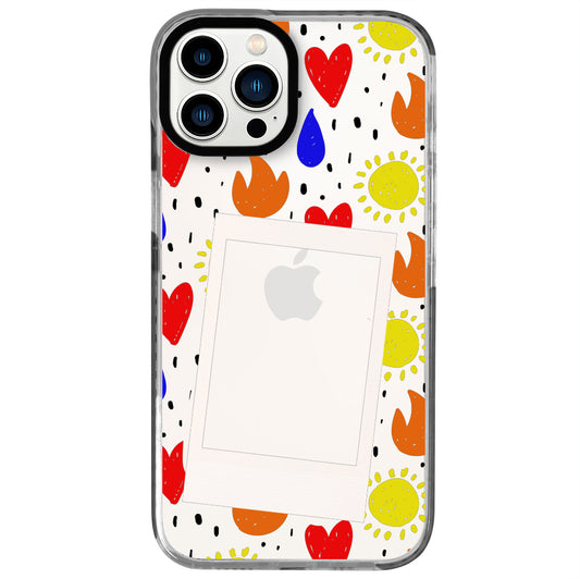 iPhone 12 Pro Max Hot Sun Polaroid Telefon Kılıfı