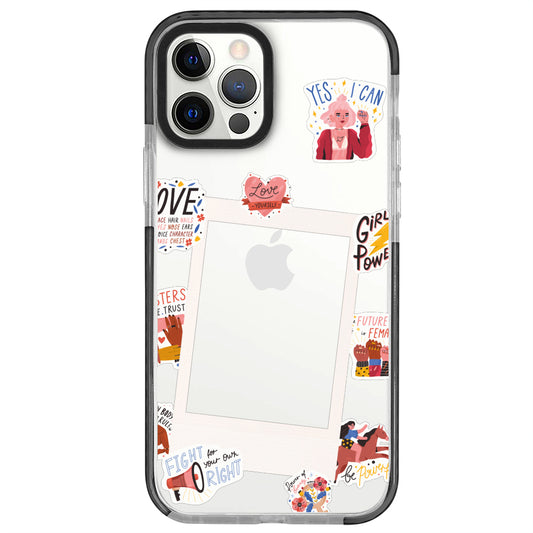 iPhone 12 Pro Sisters Trust Polaroid Telefon Kılıfı