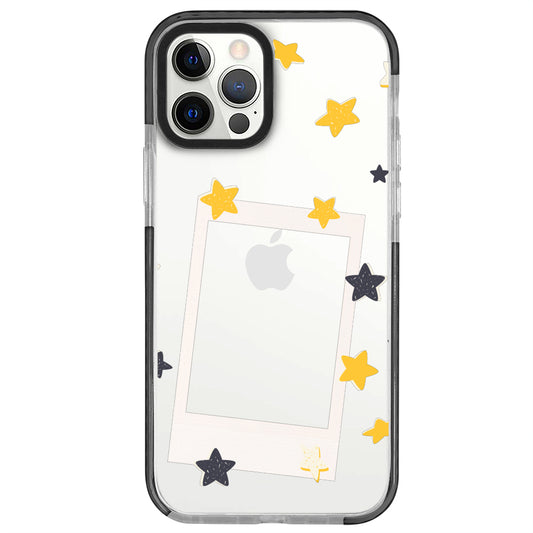 iPhone 12 Pro Stars Image Polaroid Telefon Kılıfı