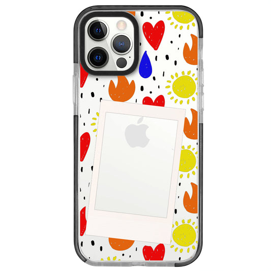iPhone 12 Pro Hot Sun Polaroid Telefon Kılıfı