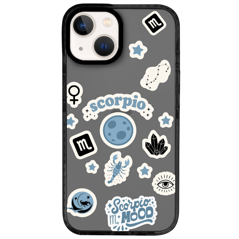 iPhone 13 Akrep Burcu Sweet Rules Telefon Kılıfı - Cool Black