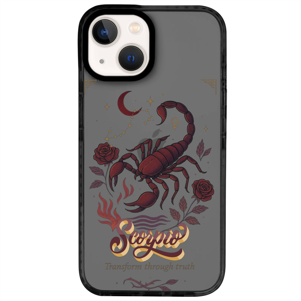 iPhone 13 Akrep Burcu Way of Aries Telefon Kılıfı - Cool Black