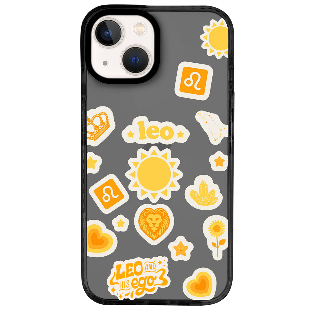 iPhone 13 Aslan Burcu Sweet Rules Telefon Kılıfı - Cool Black