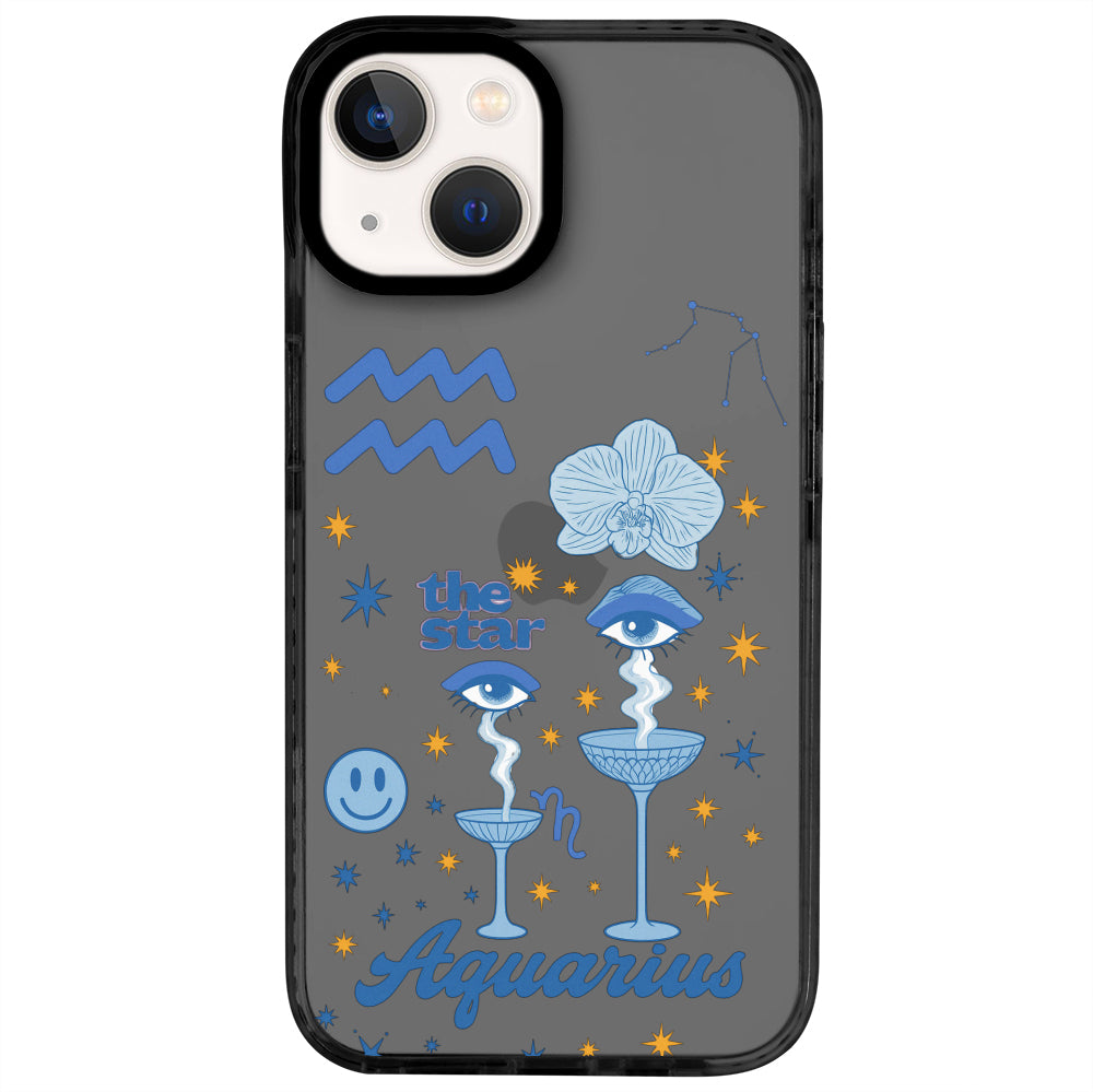 iPhone 13 Kova Burcu The Emperor Telefon Kılıfı - Cool Black