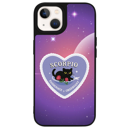 iPhone 13 Akrep Burcu Heart In Stars Telefon Kılıfı - Popsoketsiz