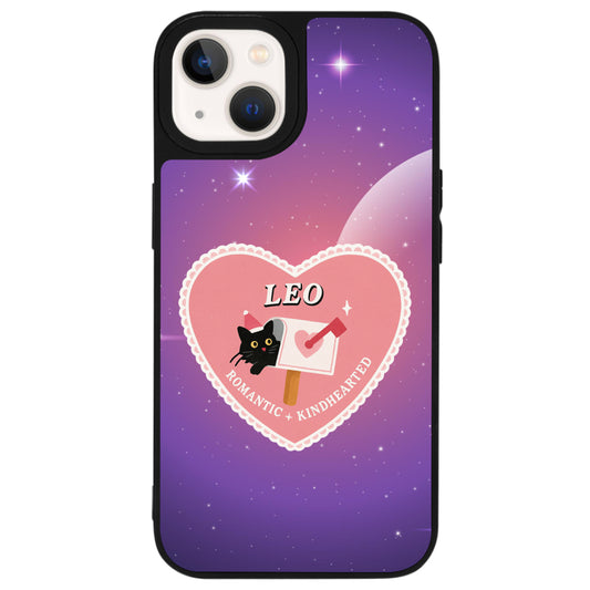 iPhone 13 Aslan Burcu Heart In Stars Telefon Kılıfı - Popsoketsiz