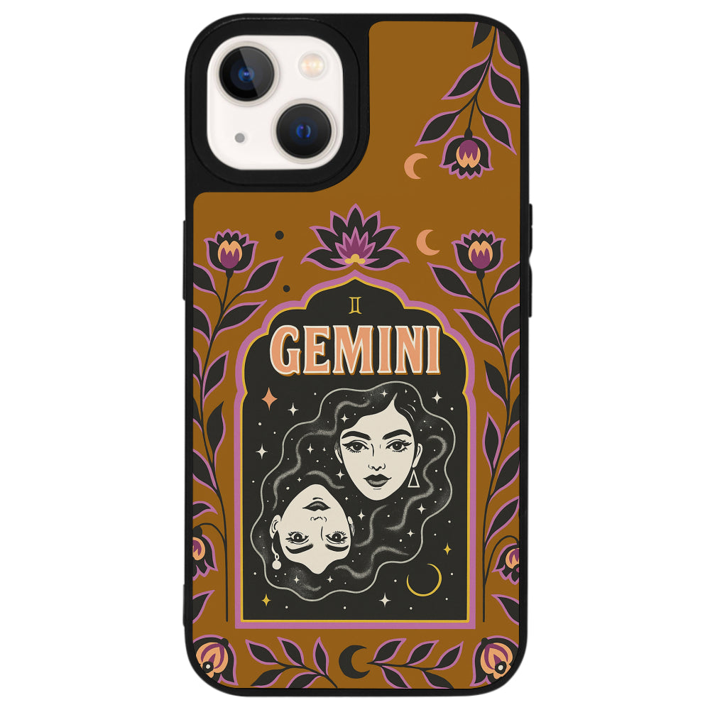 iPhone 13 İkizler Burcu Night Stars Telefon Kılıfı - Popsoketsiz