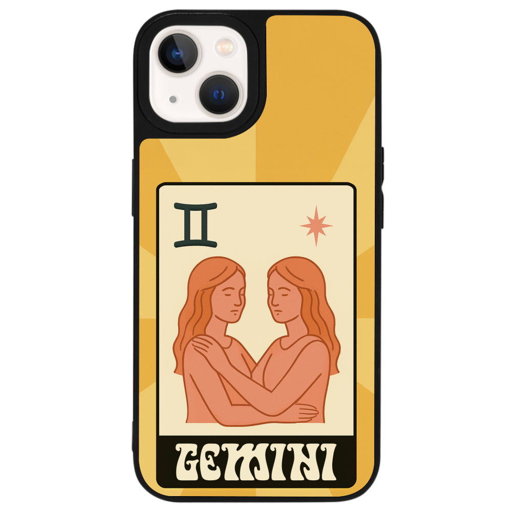 iPhone 13 İkizler Burcu Sun Light Stars Telefon Kılıfı - Popsoketsiz