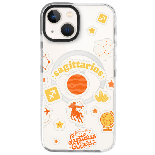 iPhone 13 Yay Burcu Sweet Rules Telefon Kılıfı - Beyaz