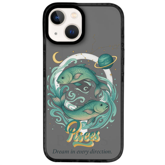 iPhone 13 Balık Burcu Way of Aries Telefon Kılıfı - Cool Black