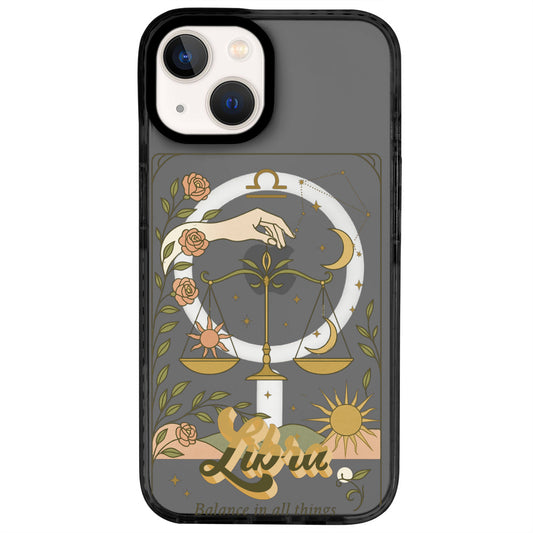 iPhone 13 Terazi Burcu Way of Aries Telefon Kılıfı - Cool Black