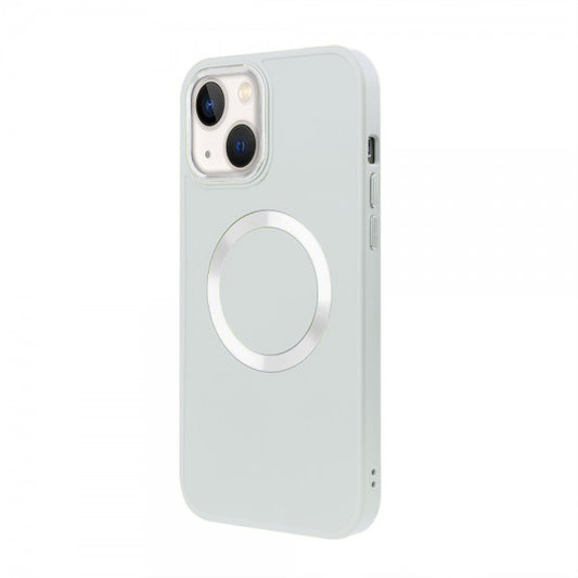 Apple iPhone 13 Renkli Magsafe Case Kırık Beyaz