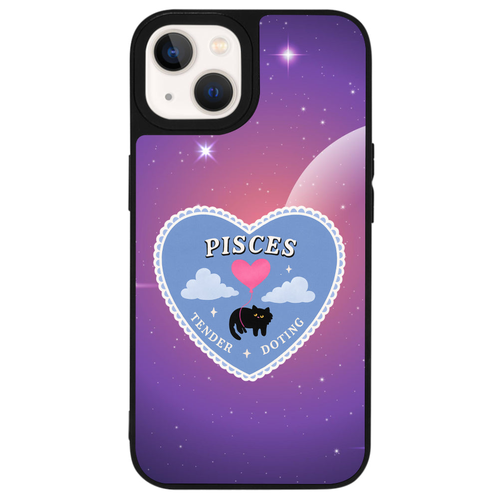iPhone 13 Mini Balık Burcu Heart In Stars Telefon Kılıfı - Popsoketsiz
