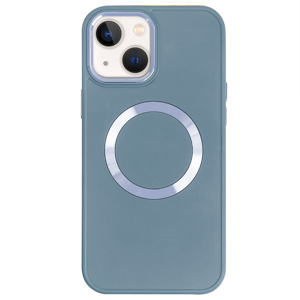 Apple iPhone 14 Plus Renkli Magsafe Case Bebe Mavi